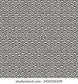 Monochrome Grain Textured Wave Pattern