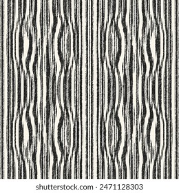 Monochrome Grain Variegated Broken Striped Pattern