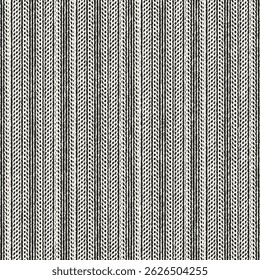 Monochrome Grain Variegated Stripes Pattern