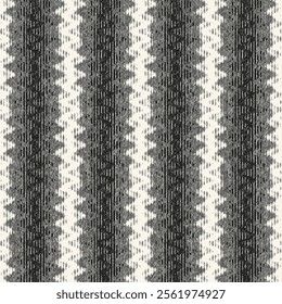 Monochrome Grain Wave Stripe Pattern