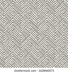 Monochrome Grained Textured Twisted Geometric Pattern.
