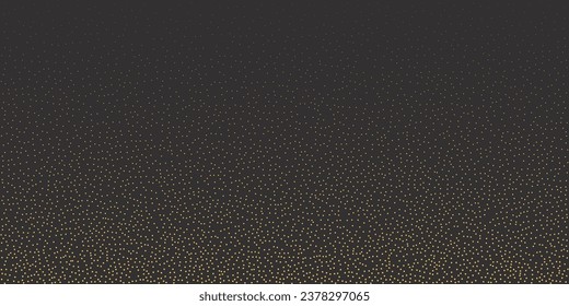 Gradiente de grano monocromo. Textura de dotwork desfasada con especkles aleatorios y ruido de fondo. Ilustración de vectores de semitono.