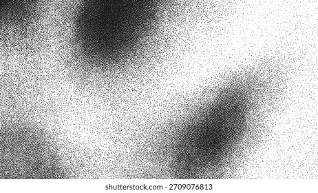 Patrón de ruido granulado monocromático en gris y negro con textura grunge rugosa para un diseño de fondo abstracto