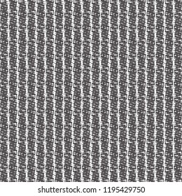 Monochrome graphic pattern as a  wool fabric with parallel stripes. Abstract knit texture. Decorative background. Vector illustration.