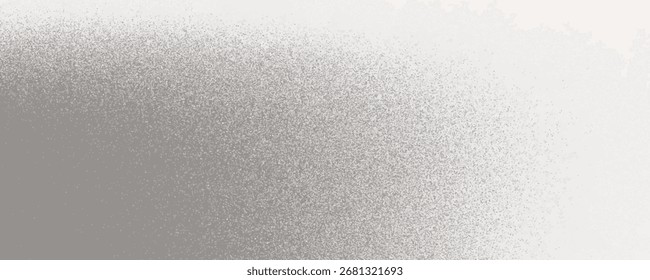 Monochrome gray black white gradient grain texture background fine grain background design copy space