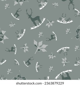 Monochrome green kaki pattern backgrounds lake life 