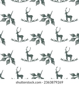 Monochrome green kaki pattern backgrounds lake life 