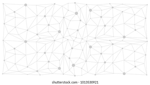 Monochrome grey polygon style linear geometric vector background
