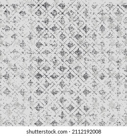 Monochrome grey Speckled Criss Cross Textured Background. Seamless Pattern.Striped pattern with crossing brushed lines, stripes in sky blue color. Vector grunge geometric texture