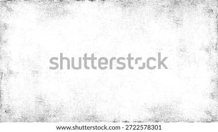 Monochrome grunge abstract background featuring old rough black on white texture for retro style design and artwork