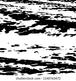 Monochrome Grunge Background. Abstract Black and White Texture with Scratched Lines, Spots, Blobs for Web Application. Vintage Vector Halftone Texture, Monochrome Grunge Pattern for your Design. 