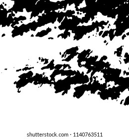 Monochrome Grunge Background. Abstract Black and White Texture with Scratched Lines, Spots, Blobs for Web Application. Trendy Vector Halftone Texture, Monochrome Grunge Pattern for your Design.aa
