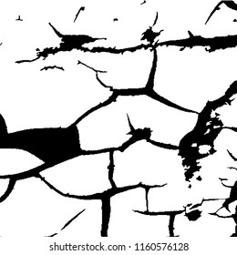 Monochrome Grunge Background. Abstract Black and White Texture.