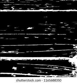 Monochrome Grunge Background. Abstract Black and White Texture with Scratched Lines, Spots and Blobs for Wallpaper, Print, Card. Modern Rough Halftone Background with Different Elements.