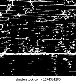 Monochrome Grunge Background. Abstract Black and White Texture with Scratched Lines, Spots and Blobs for Banner, Card, Wallpaper. Modern Rough Halftone Background with Different Elements.