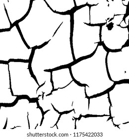 Monochrome Grunge Background. Abstract Black and White Texture with Scratched Lines, Spots and Blobs for Web Applications, Wallpaper, Print. Vintage Rough Halftone Pattern with Different Elements.