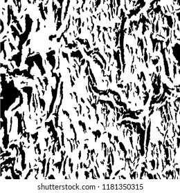 Monochrome Grunge Background. Abstract Black and White Texture with Scratched Lines, Spots and Blobs for Card, Print, Mobile Applications. Retro Rough Halftone Pattern with Different Elements.