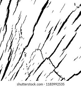 Monochrome Grunge Background. Abstract Black and White Texture with Scratched Lines, Spots and Blobs for Card, Print, Mobile Applications. Retro Rough Halftone Background with Different Elements.