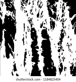 Monochrome Grunge Background. Abstract Black and White Texture with Scratched Lines, Spots and Blobs for Web Applications, Wallpaper, Print. Vintage Rough Halftone Background with Different Elements.