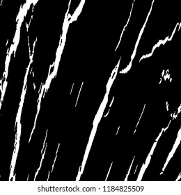 Monochrome Grunge Background. Abstract Black and White Texture with Scratched Lines, Spots and Blobs for Card, Print, Mobile Applications. Retro Rough Halftone Pattern with Different Elements.
