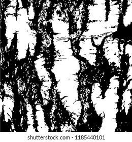 Monochrome Grunge Background. Abstract Black and White Texture with Scratched Lines, Spots and Blobs for Card, Print, Mobile Applications. Retro Rough Halftone Pattern with Different Elements.