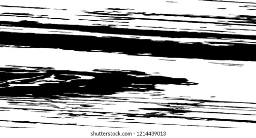 Monochrome Grunge Background. Abstract Black and White Texture with Scratched Lines, Spots and Blobs for Web Applications, Wallpaper, Print. Retro Rough Halftone Pattern with Different Elements.