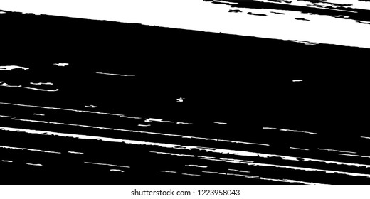 Monochrome Grunge Background. Abstract Black and White Texture with Scratched Lines, Spots and Blobs for Web Applications, Wallpaper, Print. Modern Rough Halftone Pattern with Different Elements.