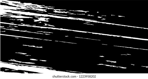 Monochrome Grunge Background. Abstract Black and White Texture with Scratched Lines, Spots and Blobs for Card, Print, Mobile Applications. Modern Rough Halftone Pattern with Different Elements.