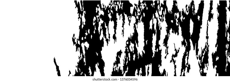 Monochrome Grunge Background. Abstract Black and White Texture with Scratched Lines, Spots and Blobs for Card, Print, Mobile Applications. Retro Rough Halftone Pattern with Different Elements.