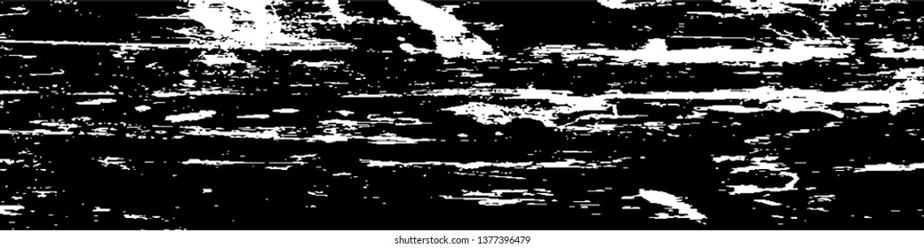 Monochrome Grunge Background. Abstract Black and White Texture with Scratched Lines, Spots and Blobs for Banner, Card, Wallpaper. Modern Rough Halftone Background with Different Elements.