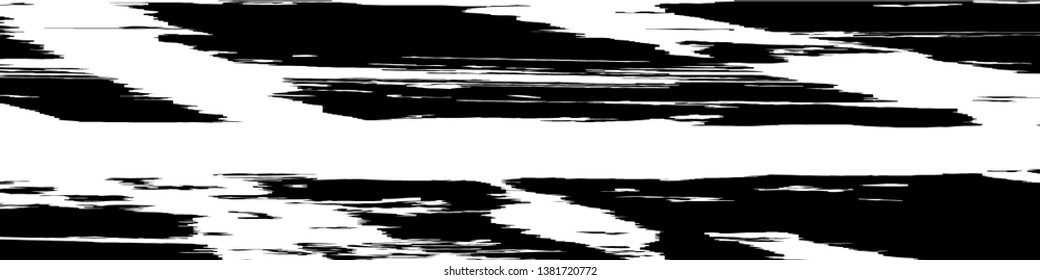 Monochrome Grunge Background. Abstract Black and White Texture with Scratched Lines, Spots and Blobs for Web Applications, Wallpaper, Print. Vintage Rough Halftone Background with Different Elements.