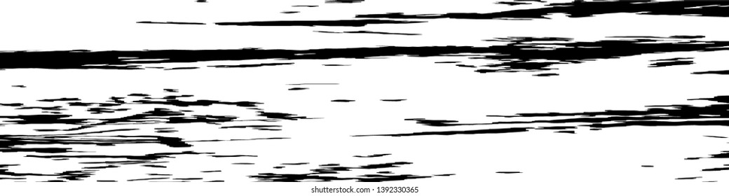 Monochrome Grunge Background. Abstract Black and White Texture with Scratched Lines, Spots and Blobs for Wallpaper, Print, Card. Vintage Rough Halftone Pattern with Different Elements.