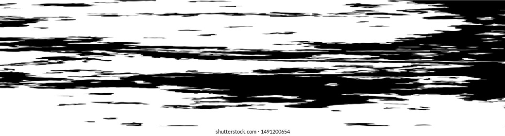 Monochrome Grunge Background. Abstract Black and White Texture with Scratched Lines, Spots and Blobs for Banner, Card, Wallpaper. Vintage Rough Halftone Background with Different Elements.