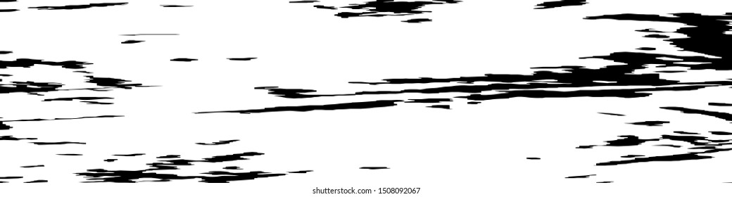 Monochrome Grunge Background. Abstract Black and White Texture with Scratched Lines, Spots and Blobs for Card, Print, Mobile Applications. Retro Rough Halftone Background with Different Elements.
