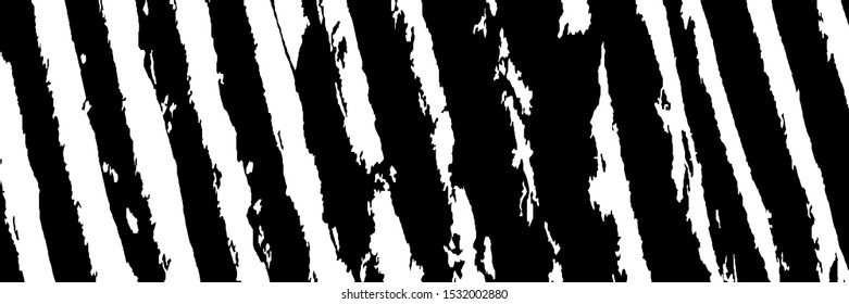 Monochrome Grunge Background. Abstract Black and White Texture with Scratched Lines, Spots and Blobs for Web Applications, Banner, Card. Modern Rough Halftone Background with Different Elements.