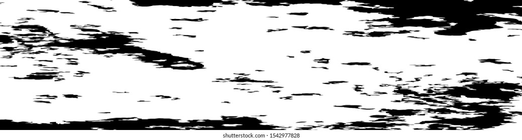 Monochrome Grunge Background. Abstract Black and White Texture with Scratched Lines, Spots and Blobs for Web Applications, Wallpaper, Print. Modern Rough Halftone Pattern with Different Elements.