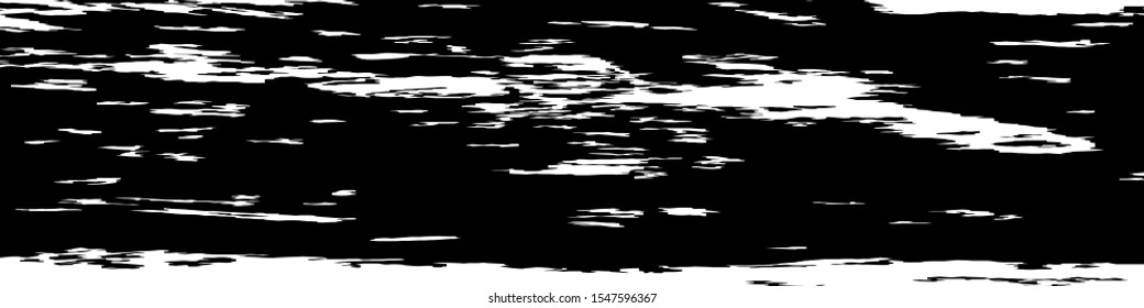 Monochrome Grunge Background. Abstract Black and White Texture with Scratched Lines, Spots and Blobs for Web Applications, Banner, Card. Retro Rough Halftone Pattern with Different Elements.