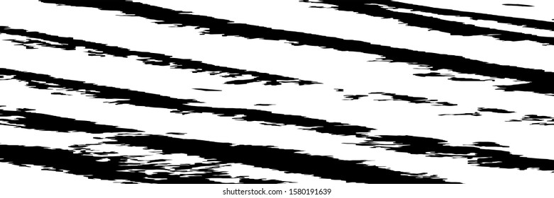 Monochrome Grunge Background. Abstract Black and White Texture with Scratched Lines, Spots and Blobs for Web Applications, Wallpaper, Print. Modern Rough Halftone Background with Different Elements.