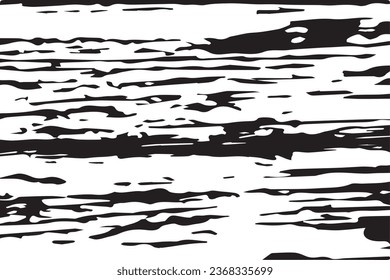Monochrome Grunge Background. Abstract Black and White Texture with Scratched Lines, Spots and Blobs. Trendy Vector Halftone Texture, Monochrome Grunge Pattern for your Design or background