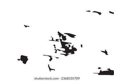 Monochrome Grunge Background. Abstract Black and White Texture with Scratched Lines, Spots and Blobs. Trendy Vector Halftone Texture, Monochrome Grunge Pattern for your Design or background