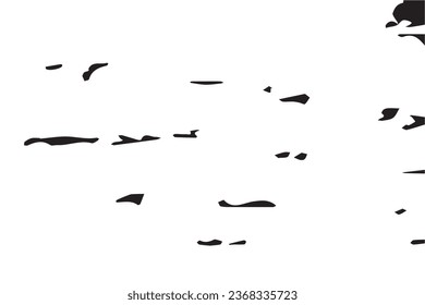 Monochrome Grunge Background. Abstract Black and White Texture with Scratched Lines, Spots and Blobs. Trendy Vector Halftone Texture, Monochrome Grunge Pattern for your Design or background