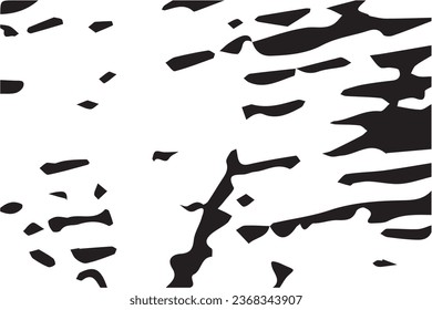 Monochrome Grunge Background. Abstract Black and White Texture with Scratched Lines, Spots and Blobs. Trendy Vector Halftone Texture, Monochrome Grunge Pattern for your Design or background