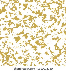 Monochrome grunge background. Seamless vector pattern in gold