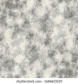 Monochrome Grunge Canvas Textured Pattern