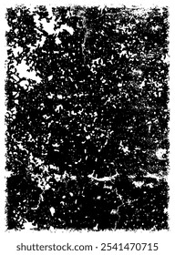 Monochrome grunge distress texture. Grunge distressed texture with damaged edges. Scratch dirty texture background. Stamp texture.