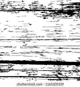 Monochrome Grunge Pattern. Abstract Black and White Texture with Scratched Lines, Spots and Blobs for Banner, Card, Wallpaper. Trendy Rough Halftone Background with Different Elements.