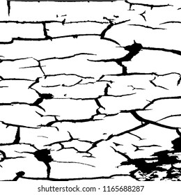 Monochrome Grunge Pattern. Abstract Black and White Texture with Scratched Lines, Spots and Blobs for Print, Card, Banner. Modern Rough Halftone Pattern with Different Elements.