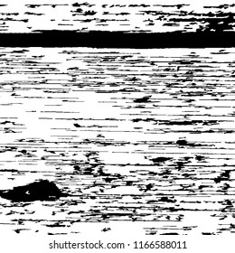 Monochrome Grunge Pattern. Abstract Black and White Texture with Scratched Lines, Spots and Blobs for Web Applications, Wallpaper, Print. Retro Rough Halftone Background with Different Elements.