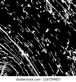 Monochrome Grunge Pattern. Abstract Black and White Texture with Scratched Lines, Spots and Blobs for Web Applications, Banner, Card. Vintage Rough Halftone Background with Different Elements.