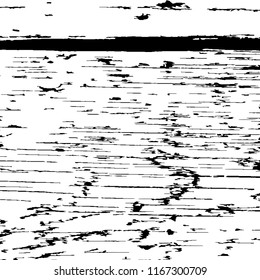 Monochrome Grunge Pattern. Abstract Black and White Texture with Scratched Lines, Spots and Blobs for Web Applications, Banner, Card. Trendy Rough Halftone Background with Different Elements.